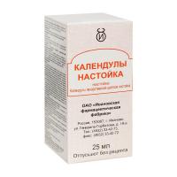 КАЛЕНДУЛЫ НАСТОЙКА 25МЛ ИНД/УП /ИФФ/