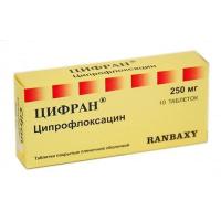 Цифран таб. п.п.о. 250мг N10