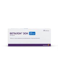 Беталок зок таб.пролонг.высвоб.п.о. 25мг №14