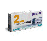 Шприц 3х комп 2мл N10 (23G 0,60х30мм)