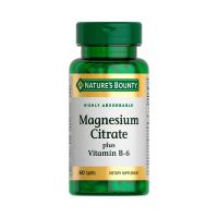 Нэйчес баунти/natures bounty цитрат магния с витамином В6 таб №60