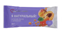 Сердце континента батончик мюсли я натуральный! абрикос 50г