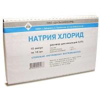 НАТРИЯ ХЛОРИД р-р д/ин 0,9% 10мл N10 Дальхим шк2600