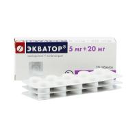 Экватор таб. 5мг+20мг N30
