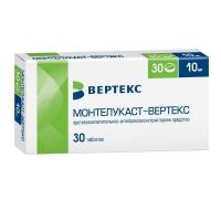 Монтелукаст-Вертекс таб. п.п.о. 10мг N30