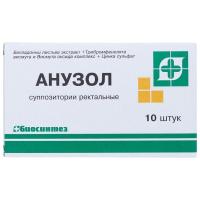 Анузол супп. рект. N10