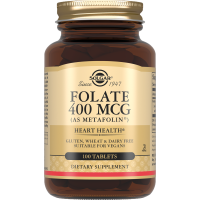 Солгар фолат метафолин таб. 400мкг 250мг N50