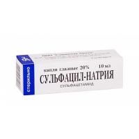 Сульфацил натрия капли гл. 20% 10мл N1 (фл-кап)