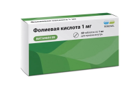 Фолиевая кислота таб. 1мг N60