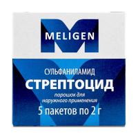 Стрептоцид пор. наружн. 2г N5