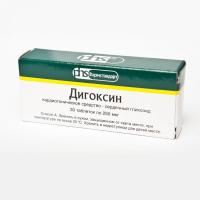 Дигоксин таб. 250мкг N30