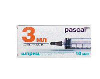 Шприц 3х комп 3мл N1 (23G 0,60х30мм)