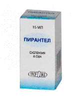 Пирантел сусп. д/приема внутрь 250мг/5мл 15мл N1