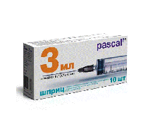 Шприц 3х комп 3мл N10 (22G 0,70х40мм)