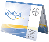 Клайра таб. п.п.о. 2мг+2мг/3мг+2мг 1мг 3мг N28