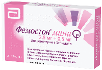Фемостон мини таб. п.п.о. 2,5мг+0,5мг N28