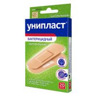 Пластырь бактерицидный Унипласт натуральный 1,9х7,2см N20 (ткан)