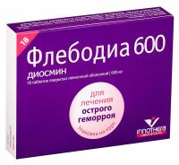 Флебодиа 600 таб. п.п.о. 600мг N18