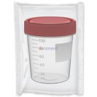 Контейнер полимерный д/биопроб стер 100мл (инд уп)