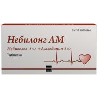 Небилонг АМ таб. 5мг+5мг N30