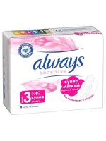 ALWAYS ПРОКЛАДКИ УЛЬТРАТОНКИЕ SENSITIVE ULTRA SUPER N8