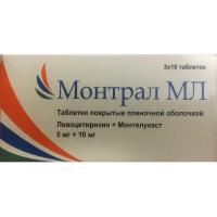 Монтрал МЛ таб. п.п.о. 5мг+10мг N30