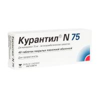 Курантил N75 таб. п.п.о. 75мг N40