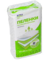 Пеленки впитывающие Bona Mente! нормал N5 60х90
