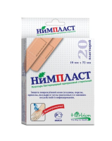 Пластырь бактерицидный Нимпласт 1,9х7,2см N20