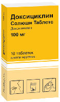 Доксициклин Солюшн Таблетс таб. дисперг. 100мг N10