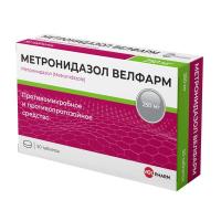 Метронидазол Велфарм таб. 250мг №50