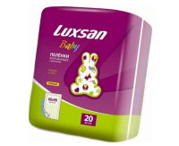 Пеленки впитывающие Люксан беби детские N20 60х90 (д/новорожденных с рисунком/2.69.020)
