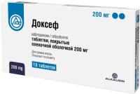 ДОКСЕФ ТАБ. П/О ПЛЕН. 200МГ №10