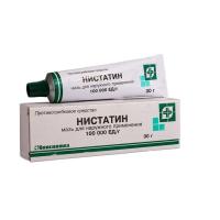 Нистатин мазь 100тыс.ЕД/г 30г N1