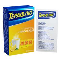 Терафлю от гриппа и простуды пор. д/р-ра внутр лимонный 22,1г N4