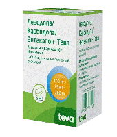 Леводопа+Карбидопа+Энтакапон-Тева таб. п.п.о. 100мг+25мг+200мг N30