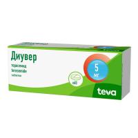 Диувер таб. 5мг N60