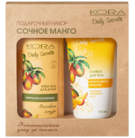 КОРА Подарочный набор "Сочное манго. Интенсивное питание"