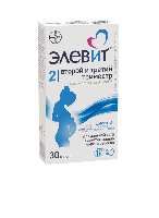 Элевит второй и третий триместр капс. 1279,1мг N30