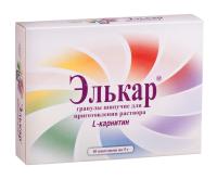 Элькар гран.шип. д/внутр. прим.лимон 1000мг 5г N10