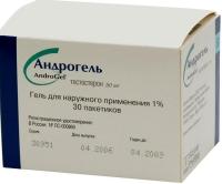 АНДРОГЕЛЬ 10 МГ/Г 5,0 N30 ПАКЕТ ГЕЛЬ Д/НАРУЖ ПРИМ
