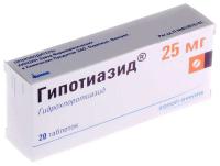 Гипотиазид таб. 25мг N20
