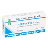 Аллафорте таб.пролонг.действ. 25мг №20