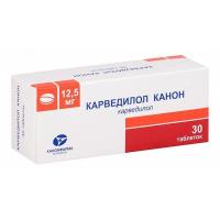 Карведилол канон таб. 12,5мг N30