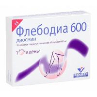 Флебодиа 600 таб. п.п.о. 600мг N15