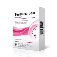 Тонзилотрен таб. д/рассас N60