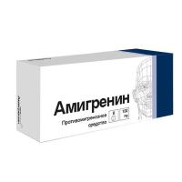 Амигренин таб. п.п.о. 100мг N6