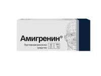 Амигренин таб. п.п.о. 100мг N10