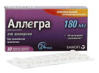 Аллегра таб. п.п.о. 180мг N10