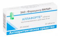 Аллафорте таб.пролонг.действ. 25мг N20